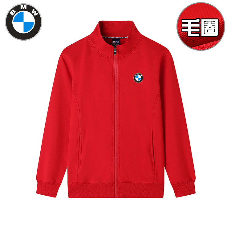 Sweat BMW Homme 2022 Col Montant Coton Pull Col Zippé Pas Cher